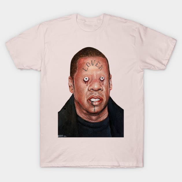 Lover | Mini Masterpiece | Rap Legend | Original Oil Painting By Tyler Tilley T-Shirt by Tiger Picasso